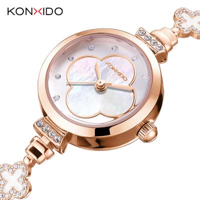 China KONXIDO KN003 Top Brand Water Resistant Stainless Steel Minimalist Custom Logo Quartz Movement Female Watch for sale