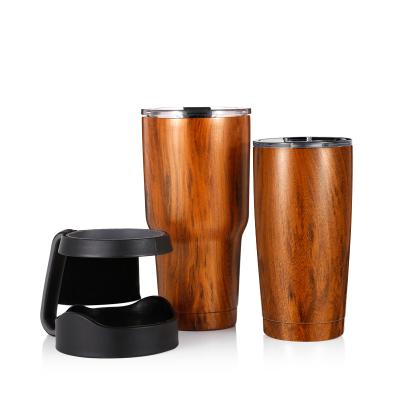 China Viable Powder Wine Tumbler Stainless Steel Tumbler Coated Sublimation Coffee Mugs With Straws Lids for sale