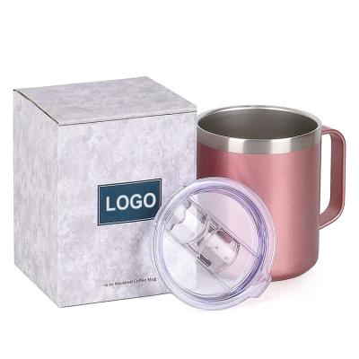 China 2021 New Arrival Christmas Gift 14oz Viable Double Wall Stainless Everich Mug Cup 2021 With Handle for sale