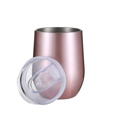 China Viable Ornament Stainless Steel Wall Sublimation Double Masks Wine Tumbler Cup BPA Free Heat Press Tumbler for sale