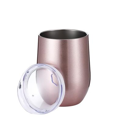 China Double Wall Sublimation Viable Whites Wine Luxury Stainless Steel Tumbler Cup BPA Free In Machine for sale