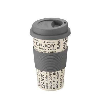 China Sustainable ready to ship Eco Friendly Everich 500ml Bamboo Fiber Travel Mug for sale