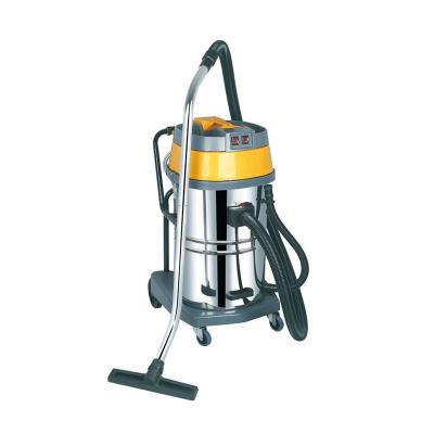 China Household 70L Stainless Steel Tank Color Orange Electric Stick Industrial Wet Dry Vacuum Cleaner for sale