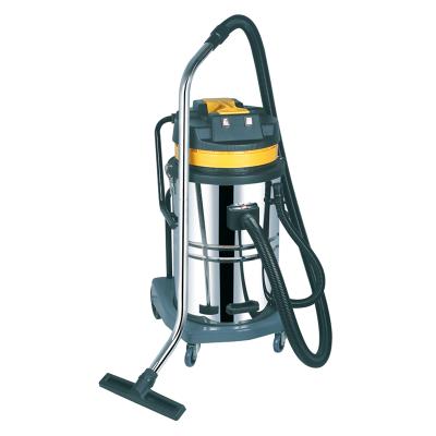 China Car 70L Stainless Steel Strong Suction Cyclonic Vacuum Cleaner For Industrial Use for sale