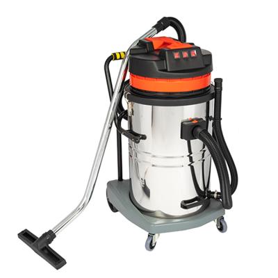 China Car High Power 4500w Factory 80L Double Wind Blade Three Motors Water Vacuum Cleaner for sale