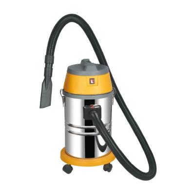 China Car 30 liter stainless steel wet and dry upright cyclonic vacuum cleaner for hotel for sale