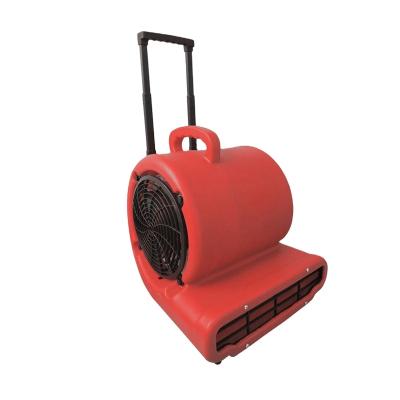 China Hot Selling Hotel Three-speed Electric Carpet Wet Floor Fan With Pull Rod And Wheels for sale