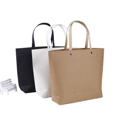 China Bag of cosmetic paper bag of bag of large gift recyclable with the handle with the handle for sale