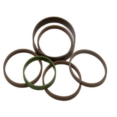 China Tools .industry.etc high quality custom size wear resistance bronze and carbon filled PTFE back up washer wear ring for sale