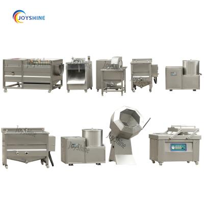 China Vegetable Processing Plant Joyshine Semi-automatic Potato Chips Production Line Frozen French Fries Make Machine for sale