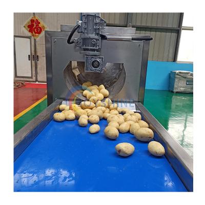 China Vegetable Processing Plant 150kg/h Automatic Frozen French Fries Process Production Line Potato French Fries Machinery for sale