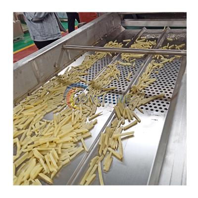 China Professional Vegetable Processing Factory Potato Chips Making Equipment French Fries Production Line Frozen for sale