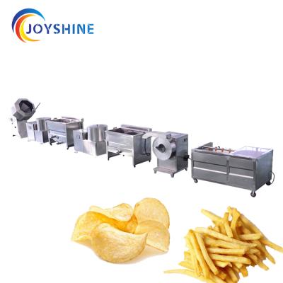 China Vegetable Processing Plant Plantain French Fries Production Line Small Scale Fried Potato Chips Potato Chips Production Line for sale