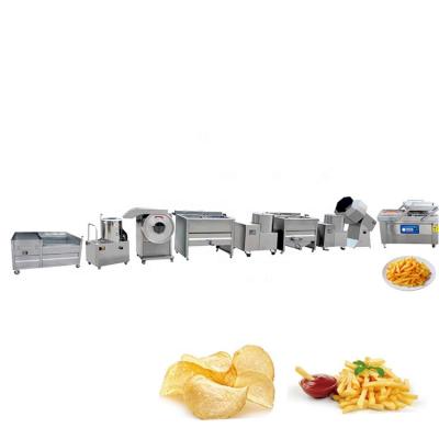 China Vegetable Processing Plant RTS Small Scale Potato Chips Production Line Fresh Potato Chips Production Line Potato Chip Maker for sale