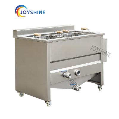 China Joyshine 15l Chips Countertop Frying Machine 2 Tank Deep Fryer Deep Fryer Machine for sale