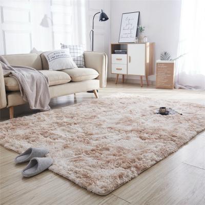 China Good quality washable fleece soft touching bedroom silk berber wool rug for sale