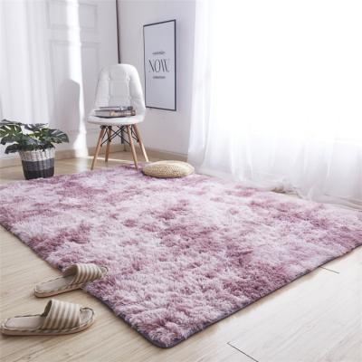 China Washable Long Hair Carpet Modern Nordic 3d Floor Wide Area Long Hair Salon Carpet for sale