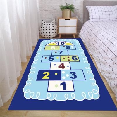 China Washable Carpet 3D Carpet Living Room Floor Mat Bedroom Bedside Room Household Door Mat for sale