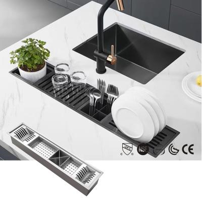 China Without Faucet Brushed 900x180x150mm High Quality Single Stainless Steel Commercial Kitchen Sink for sale