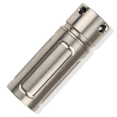 China High-end Portable Titanium Pill Storage Box Waterproof Mini Waterproof Medicine Travel Case With Key Chain for sale