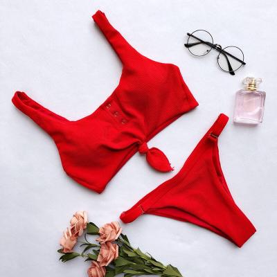 China 2019 Latest Women Breathable Two Piece Brazilian Bikini Swimwear Manufacturers In Bali for sale