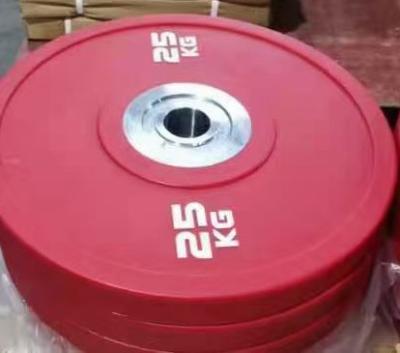 China Universal unisex bumper plates set PU bumper plate on sale for sale