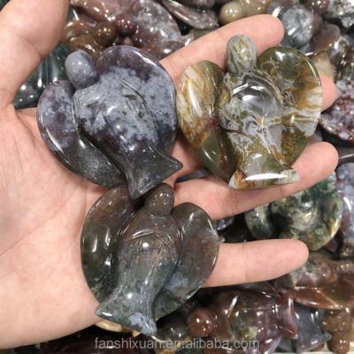 China China India Angel Agate Wholesale Natural Carving Colored Crystal Carving for sale