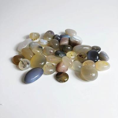 China Wholesale Natural High Quality Black Agate Gravel Ocean Chalcedony Agate Crystal Stone From China for sale