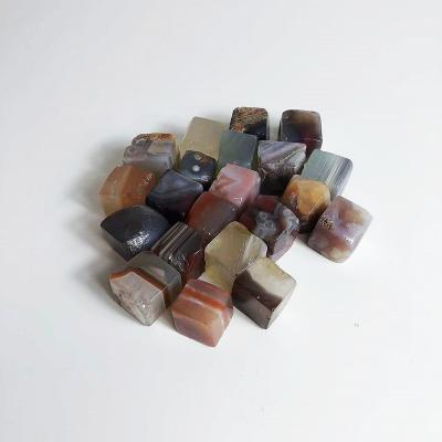 China China Wholesale High Quality Natural Carbuncle Healing Crystal Agate Cube Home Decoration for sale