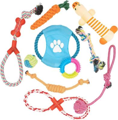 China Pet Chew Toy Dog Toy Dog Puppies Sounding Rope Toy Cotton Rope Natural Teeth Viable Cleaning for sale