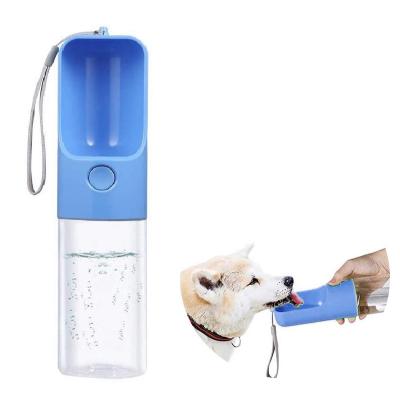 China Stocked Hot Sale ABS Dog Travel Water Bottle For Outdoor Pet Drinking for sale