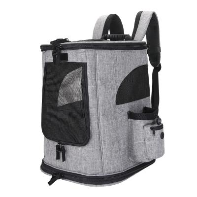 China Breathable Corrugated Pet Travel Carrier Dog / Plastic Dog Carrier Cage for sale