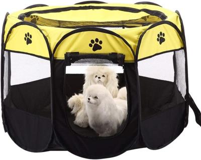 China Hot Selling Breathable Indoor And Outdoor Dog Fence Foldable Fabric Oxford Strap for sale