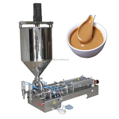 China Food Chilli Sauce Filling Machine Hot Sauce Bottle Filling Machine Mixing Price On Sale zu verkaufen