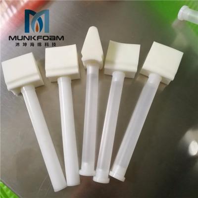 China Protective Medical Instruments Small Surgical Sponge Stick,Apply Medicine Sponge Swab Sponge Brush for sale