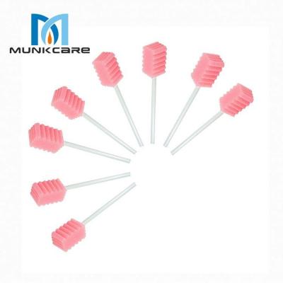 China Factory direct sales of PU+PP sponge stick swab sponge oral cleaning portable durable oral cleaning stick for sale