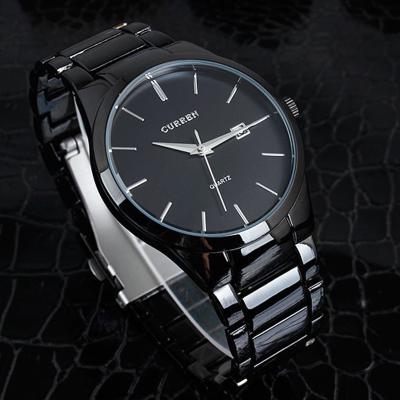 China Automatic date 2022 new curren watches men luxury brand military watch full steel wristwatches fashion waterproof watches for sale