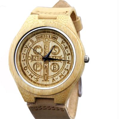 China 2016 New Design Christmas Gift Strap Automatic Date Wooing Wooden Wristwatch Watches for sale