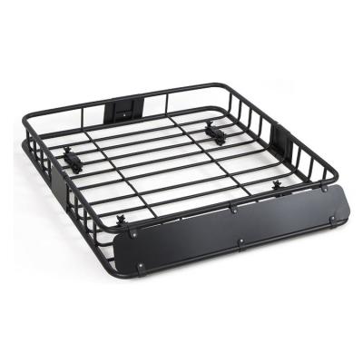 China Universal Car Carrier Top Rack 43 Inch Rustproof Car Luggage Rack Carrier Top Basket 150lb With Detachable Extension Kit Wind for sale