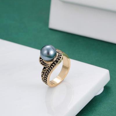 China Hawaiian Hard Enamel Ring Jewelry Wholesale from Ring Pearl Style Gold Plated Samoa for sale