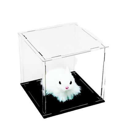 China Custom Makers Acrylic Display Box Dust Splicing Customizable Animation Clear Acrylic Model Collection Box for sale