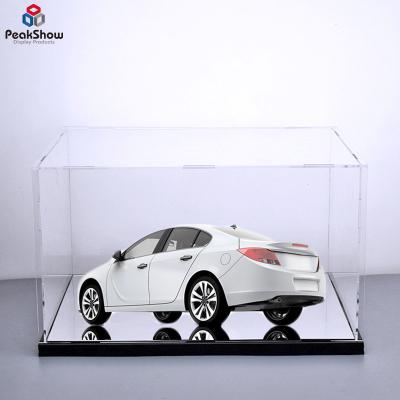 China Customizable New Design Custom Logo Printed Acrylic Box Stand Display Storage Box For Toy, Basketball, Shoes for sale