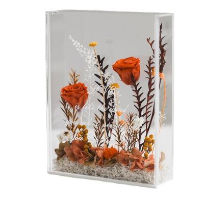 China Customizable Custom Transparent Acrylic Integral Cover Box Small Acrylic Gift Box Manufacturers Box for sale