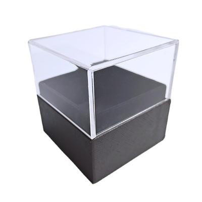 China Square Clear Acrylic Display Box Custom Wholesale Customizable Acrylic Stackable Cubes Storage Box for sale