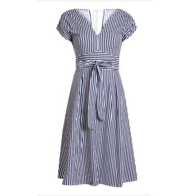 China Cotton Blouse Dresses Women Linen Summer Anti-Static Favorable Price New Design for sale