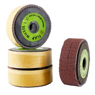 China Polishing specialization in the production of polished metal stainless steel emery cloth wooden fin tang wheel for sale