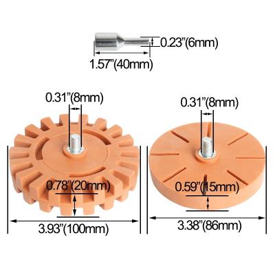 China Durable Factory Directly Supply 3.5 Inch Pneumatic Degumming Glue Removing Device Grinding Wheel for sale