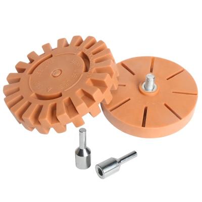 China Durable 3.5 Inch Pneumatic Degumming Glue Removing Device Grinding Wheel Except Rubber Wheel Except Car Stickers Paint Removal Wheel for sale