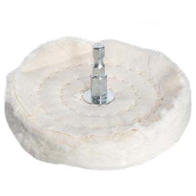 China White Abrasives 100mm T-type Polishing Wheel Kit Cotton Polishing Polishing Wheel For Drill for sale