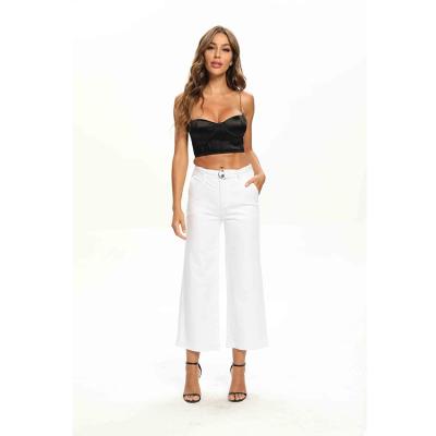 China Wholesale High Quality High Waisted Anti-Wrinkle Loose Wide Leg Pants For Women Waist for sale